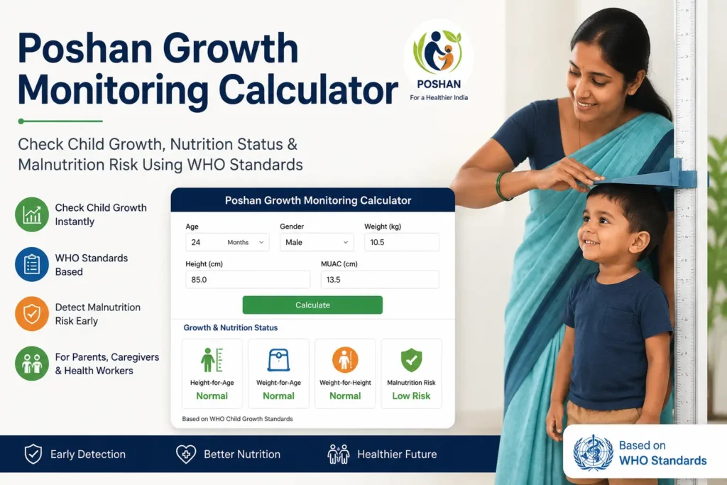 Poshan Growth Monitoring Calculator