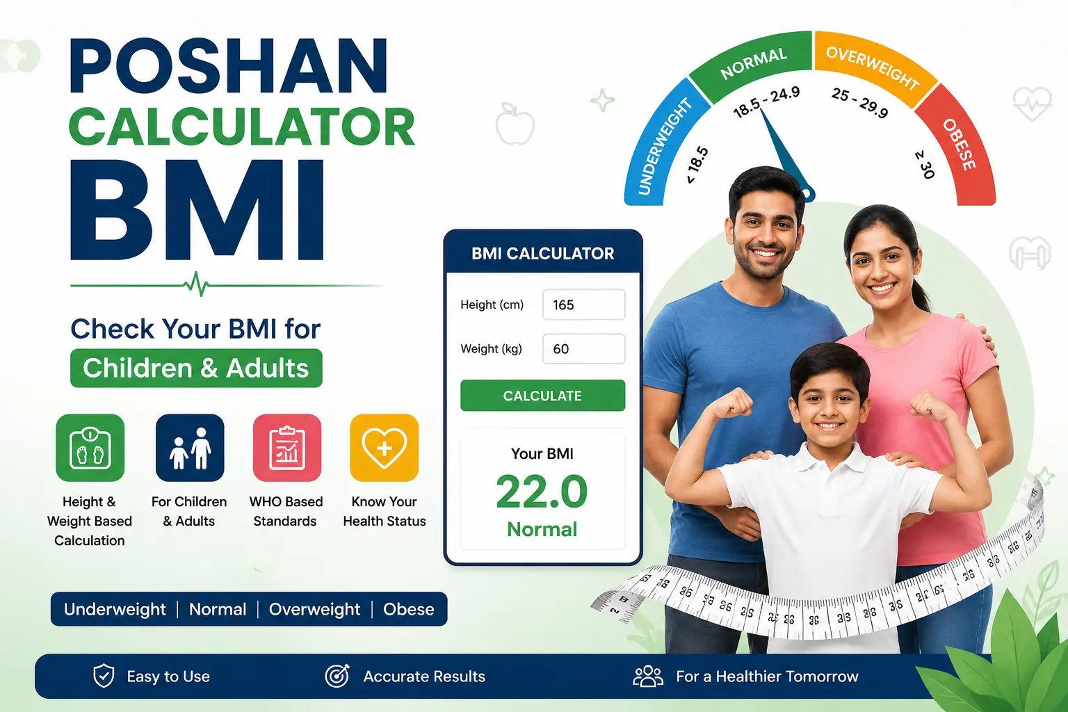 Poshan Calculator BMI
